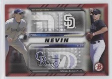 2016 Bowman Family Tree Red 4/5 Phil Nevin Tyler Nevin #FT-N 5qi