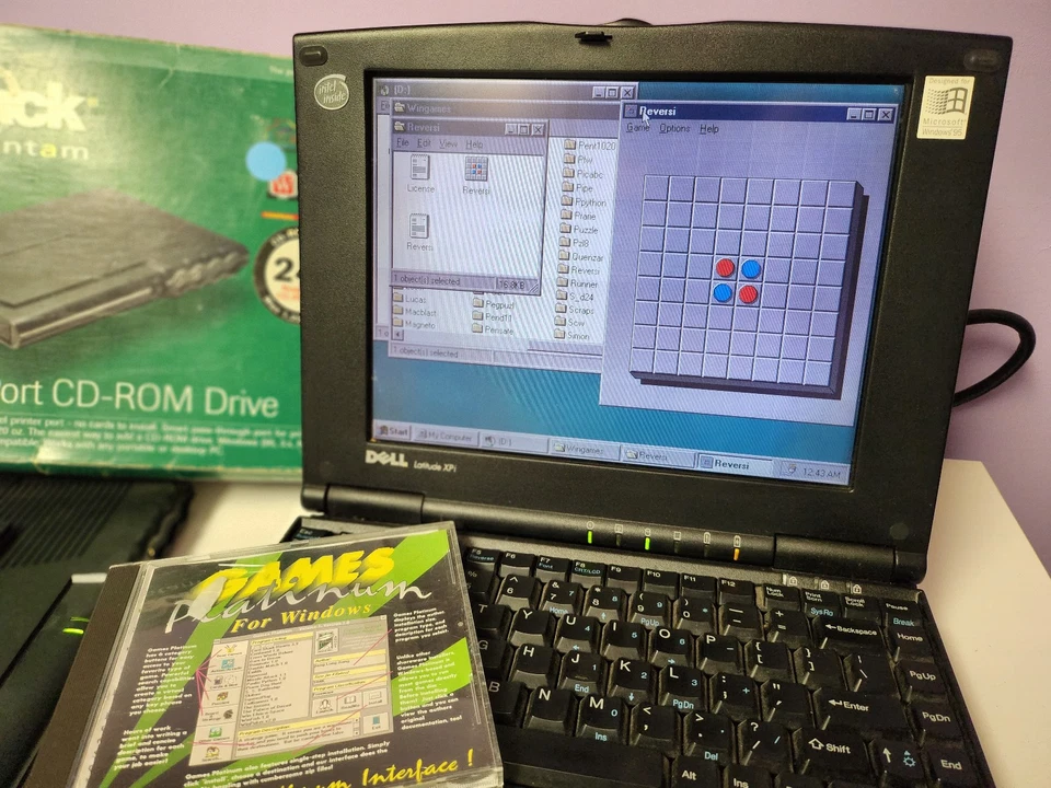 Laptop Dell XPi P75D - (Pentium 75 MHz/32 MB Ram/CD Rom externo/Windows 95/MS-DOS) Foto 4 de 4