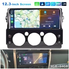 64G Carplay Android 15 Car Radio Stereo GPS BT For Toyota Fj Cruiser 2007-2013