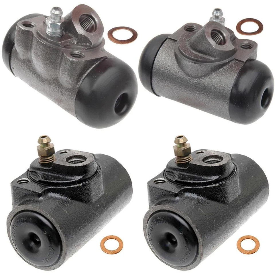 4x Cilindro de rueda de freno delantero trasero Raybestos para camioneta Chevrolet 1951-1955 Foto 2 de 4