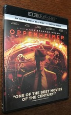 Oppenheimer 2023 4K Blu-Ray, Christopher Nolan, Cillian Murphy, Emily Blunt