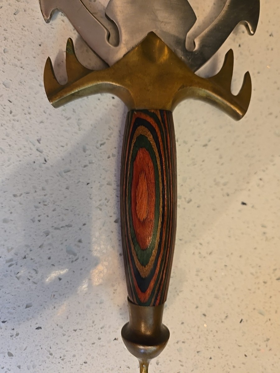 Pakistan 25 In Wooden Handled Sword Collectible | eBay