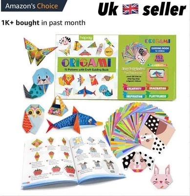hapray Origami Kit for Kids Ages 6-12 10 Year Olds, with Guiding Book, 152...