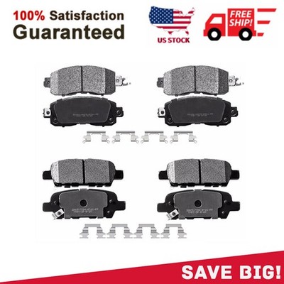 Front & Rear Ceramic Disc Brake Pads For 2013-2022 Nissan Altima 2014-2017 HOT