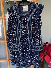 Rare Vintage Emilio Pucci 14 Velvet Vest W Skirt Gorgeous Set