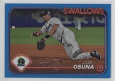 2024 Topps NPB Nippon Professional Baseball Blue Foil 26/75 Jose Osuna #137 0sk9