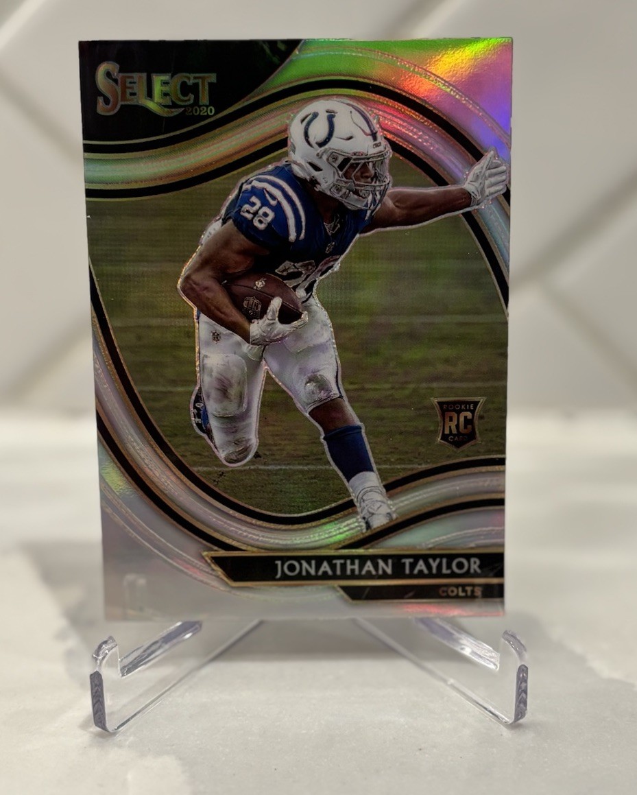 2020 Panini Select  JONATHAN TAYLOR Field Level SILVER Prizm Rookie Card #353 RC