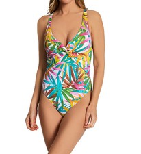 Bleu Rod Beattie FI23757 Fantasy Island X-Back Mio One Piece Swimsuit