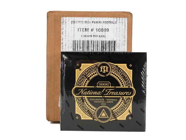 Rip & Ship - 2024 Panini National Treasures Collegiate Football Hobby 4-Box Case