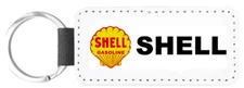 Shell Gasoline 'C' Keyring Key Chains Motor Oil Gas Globes