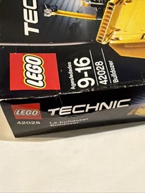 LEGO 42028 Technic Bulldozer New in Box Unopened Worn Box Retired