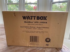 NEW NIB WattBox WB-OVRC-UPS-850-8 OvrC Battery Backup Surge 8 Outlets 850VA