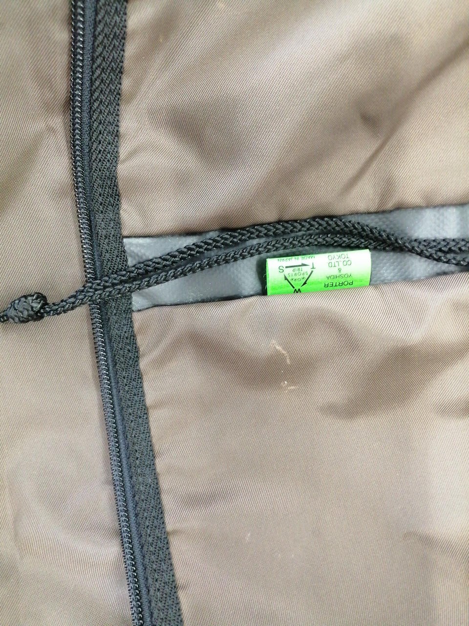 Porter Brown Drawstring Backpack - image 5