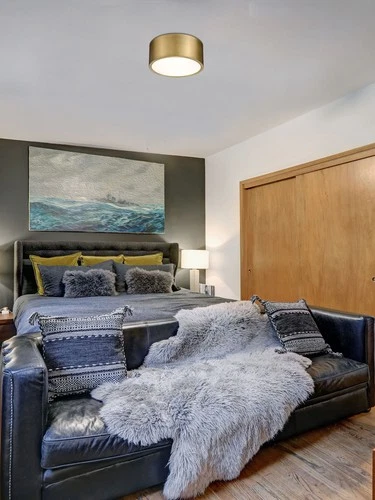 Z-Lite 2302F2 Harley 2 Light 12"W Flush Mount Drum Ceiling - Black - Picture 4 of 12