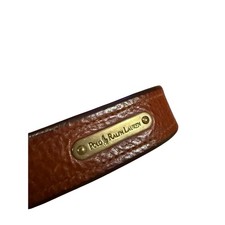 VTG Polo Ralph Lauren Italian Saddle Leather Belt   Men  s Sz 32