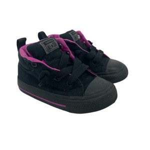 pink high top converse baby