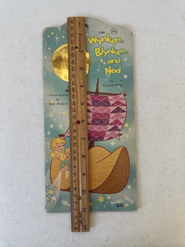 1967 Wynken Blynken and Nod children's PB vintage Field Pollard foil moon shoe - Picture 2 of 14