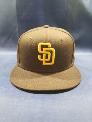 New Era San Diego Padres Hat Brown 59Fifty Fitted Cap Men Size