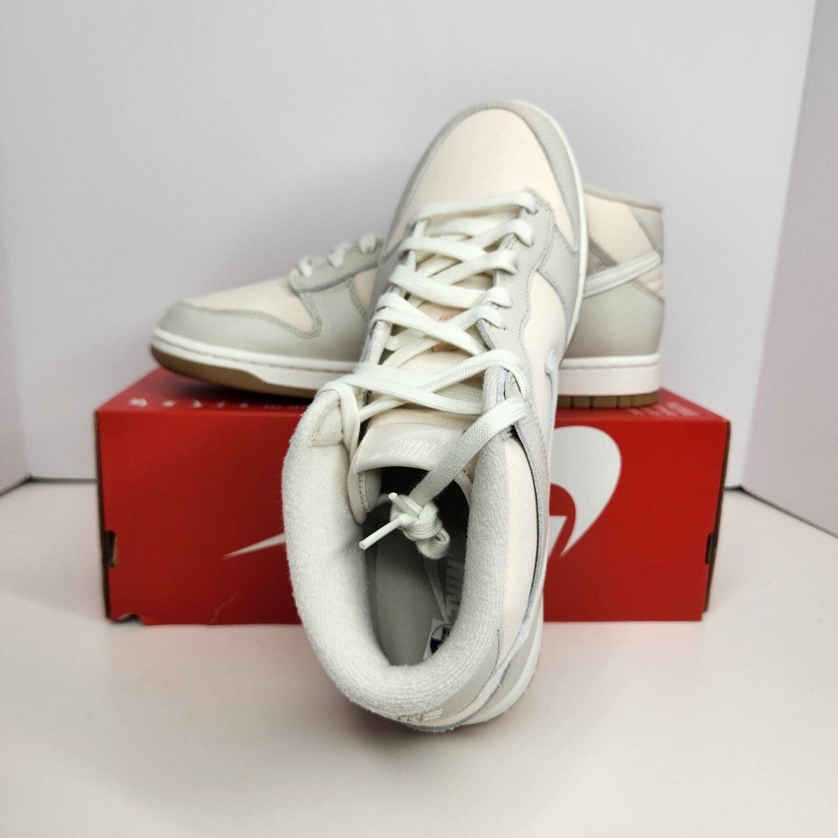 【箱付き】NIKE Dunk Mid \"Light Orewood Brown\" Nike Dunk Mid Canvas Light Orewood Brown Gum Men's - DZ2533