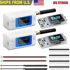 2Set V3 ESP32 LoRa Bluetooth Development Board SX1262 Heltec+915MHz Antenna+Case