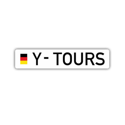 Aufkleber/Sticker Y Tours Bundeswehr Kennzeichen Reservist 10x2cm A1656