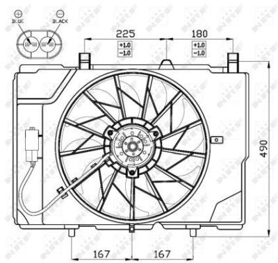 Fits Mercedes SLK E-Class C-Class CLK Firstpart Engine Cooling Fan