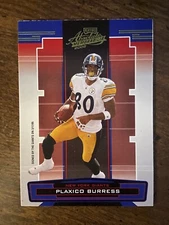 2005 Absolute Memorabilia Football Card #98 Plaxico Burress Giants Steelers