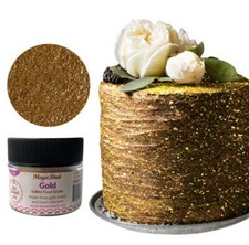 Edible Glitter dust GOLD 6 grams Magic dust , Kosher, Gluten free