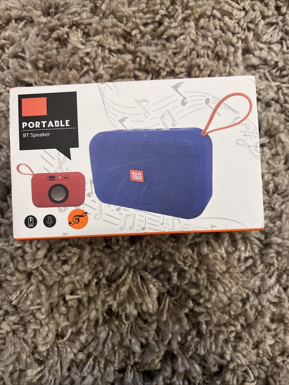 T&G bluetooth Portable Waterproof speaker(black)-image