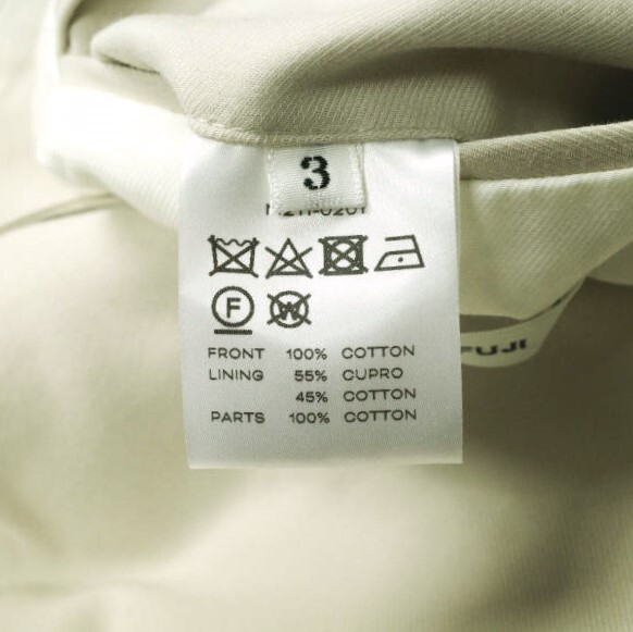 MATSUFUJI 21SS Japan Modified Farmers Coat M211-0201 3 GREIGE  