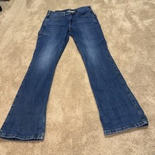 Carhartt 10 Women's Slim Fit Bootcut Denim Medium Dark Wash