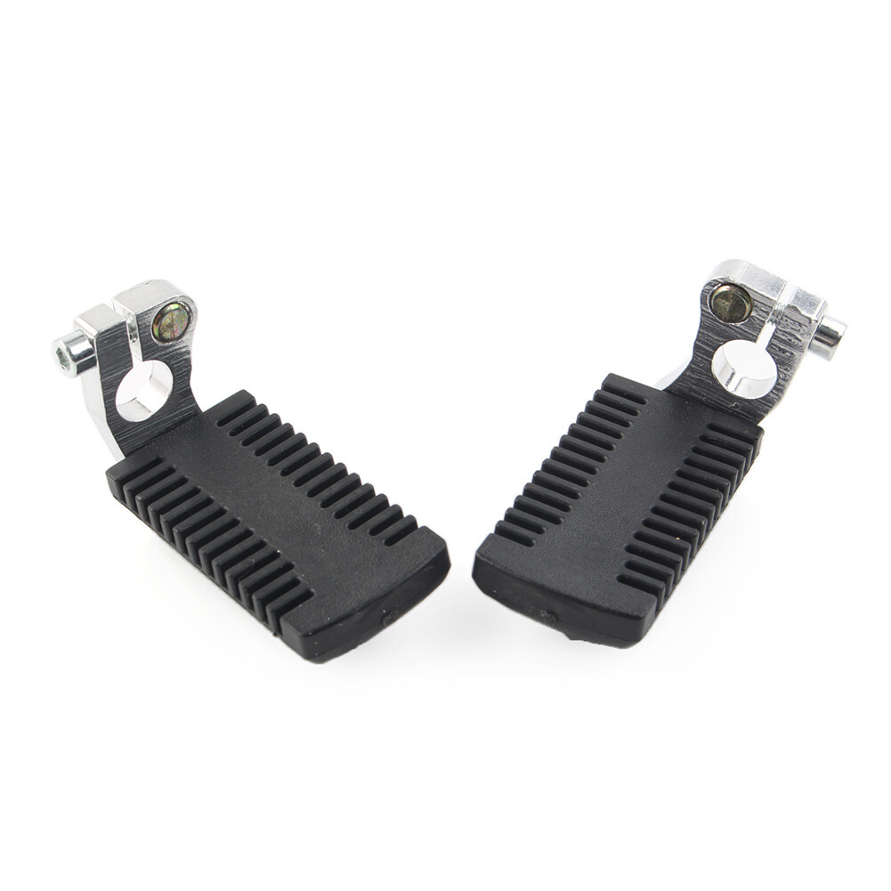 Foot Pegs Rest Pedals w/Clamps For 43cc 47cc 49cc Pocket Dirt Bike Mini