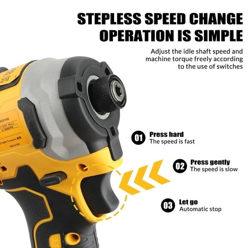 Dewalt DCF850 Brushless Cordless 3250RPM Screwdriver 205N·m Lithium Impact Drive - Picture 3 of 6