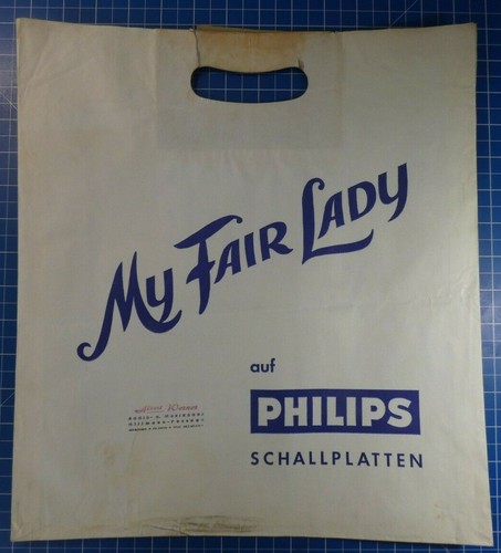 Record Paper Bag PHILIPS My Fair Lady 1960s G6689