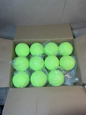 Jugs Softballs (11 Pack) 12  Yellow Dimple Gameball B205