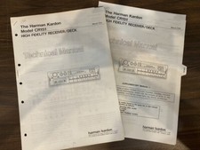 HARMAN KARDON CR151 CR-151 Service Manual ORIGINAL BOOK OR PDF-FREE SHIPPING