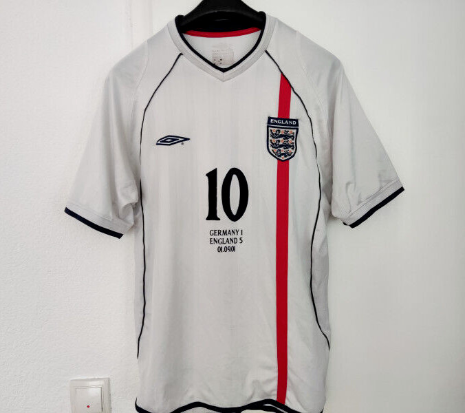 Vintage Rare OWEN #10 England 2001/2002 Away Football Soccer Jersey Shirt XL