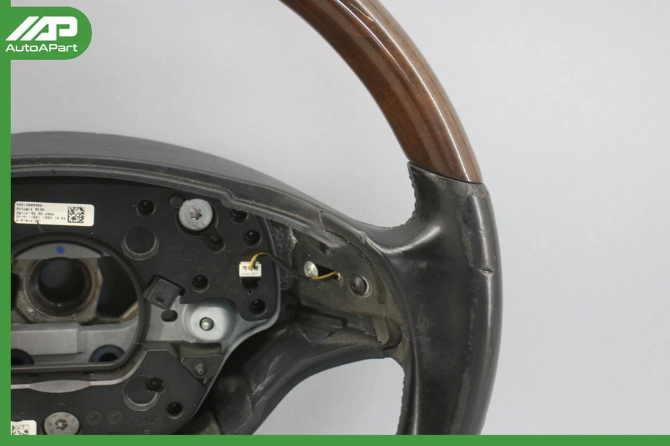 ✅ 07-10 Mercedes W221 S550 S450 CL550 Steering Wheel w/ Paddle Shifters Assy OEM - Image 4 of 4
