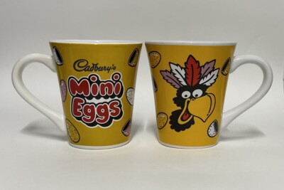 Paar Vintage Cadbury s Mini Eier Becher - guter Zustand 
