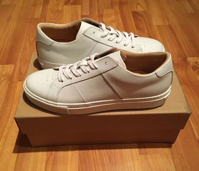 white italian leather sneakers