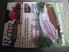 µ? Revue Retro Hebdo n°21 Tatra Tatraplan 1949 Tazio Nuvolari Boite Auto US