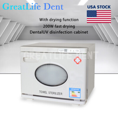 USA Stock 28L Dental UV Disinfection Cabinet Medical Sterilizer/Electric Drying
