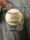 AMED ROSARIO Autographed Baseball MLB  Guardians Fanatics authenticated