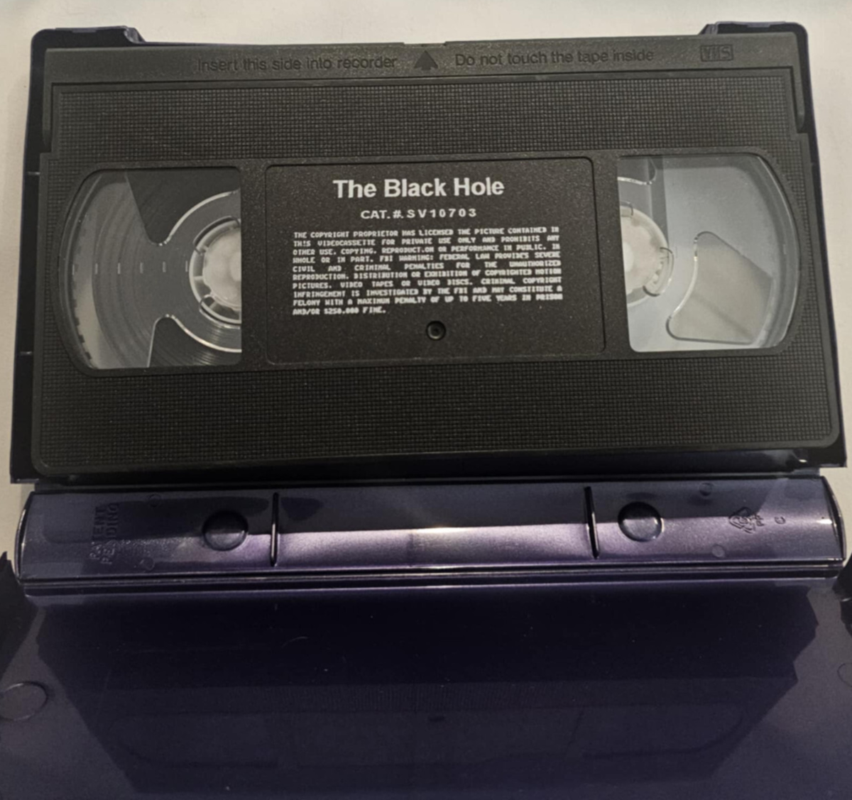 THE BLACK HOLE VHS 1979 Walt Disney Sci-Fi Cult Classic Purple | eBay