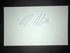 2015 D-BACKS: Keith Hessler, SIGNED 3x5 Card