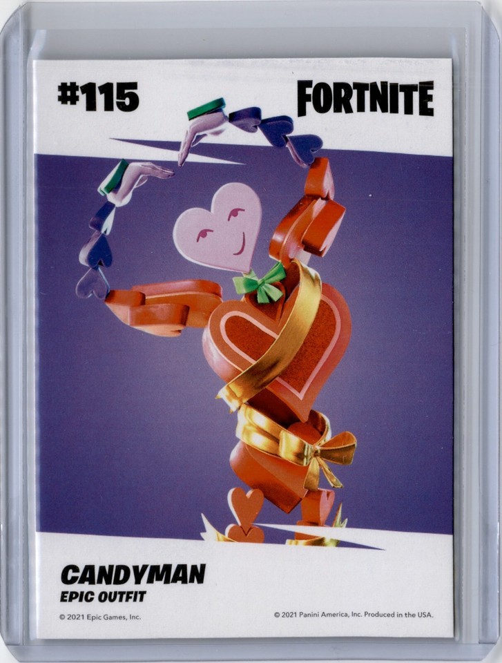 2021 Fortnite Candyman #115 Epic Games Epic Outfit | eBay