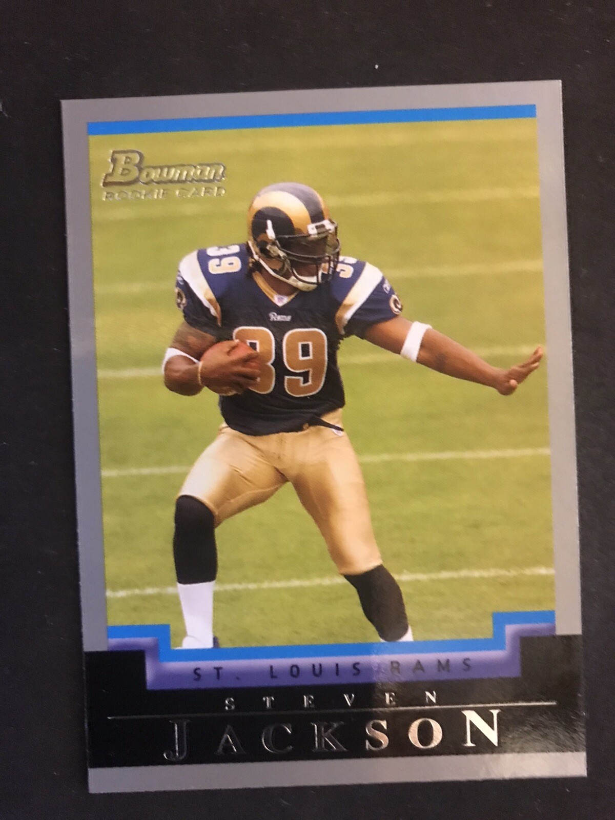 2004 Bowman Steven Jackson Rookie #260 - St. Louis Rams
