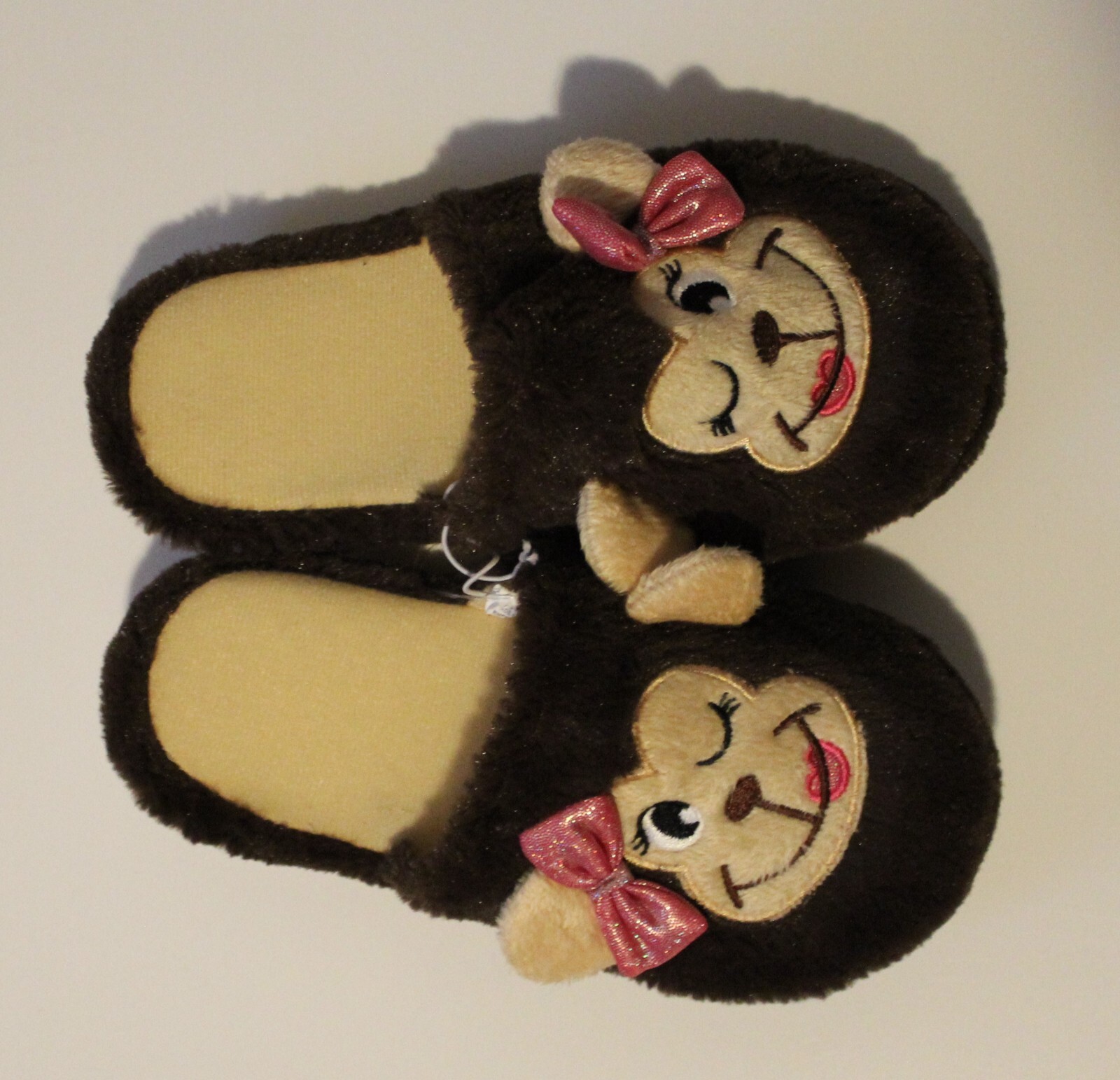 SAOLA Pantofole scimmia bambina schiena aperta suola in gomma TAGLIA L 2 3