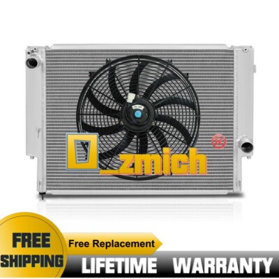 Aluminum Kühler Radiator+Fan for BMW E36 M3/Z3/325TD/320 323 328 1992-1999 MT