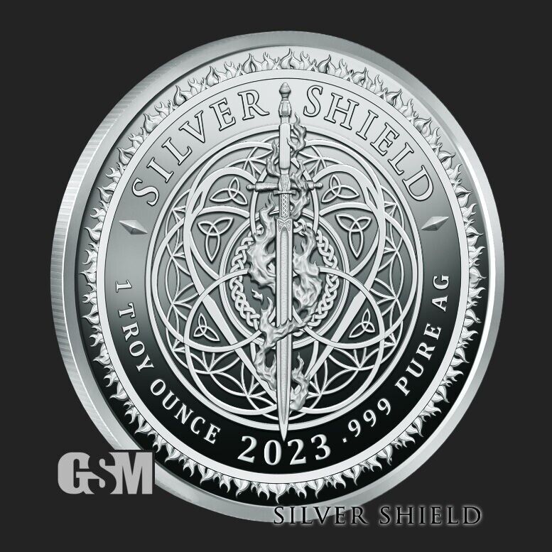 MARKIT GRAPHICS SL 75MM / SLASH SYMBOL SA BLACK ON SILVER